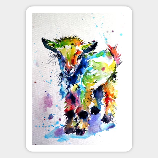 Cute baby goat Sticker by kovacsannabrigi